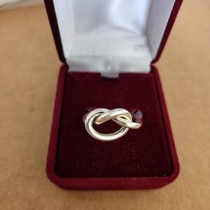 Sterling Love Knot Fashion Ring